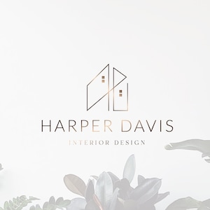 Real Estate Logo, Interior Design, Realty Logo, Realtor Marketing, Real Estate Agent, House logo watermark