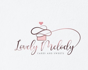Patisserie Logo, Cake Logo, Pastry Logo, Bakery Logo Design, Cupcake Logo Baking Logo, Dessert Logo, Minimalist Logo, Modern Logo,Pâtisserie