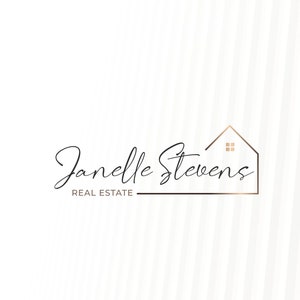 Luxury Real Estate Logo, House Logo Design, Elegant and simple logo, Interior Design Logo, Gold Logo | Premade Logo design