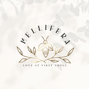 Bee logo design, Candle business logo, Organic logo design, Leag logo, Bees logo