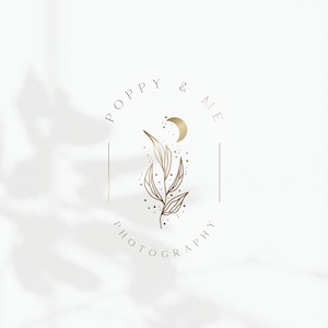 Mistyczny projekt logo, duchowe logo, logo drzewa, logo wellness, logo fotografii