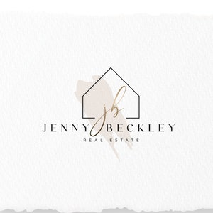 Logotipo imobiliário de luxo, design de logotipo de casa, logotipo elegante e simples, logotipo de design de interiores
