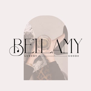 Luxury Logo Design | Typography Logo Design | Minimalistic Logo | Luxury Boutique Logo | Premade Logo Design and Branding