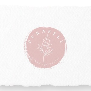 Organic Logo, Beauty Logo, Leaf logo, Skincare Logo, Makeup Logo, Photography Logo, Boutique Logo, Nature logo, Earth logo, Leaf logo, Boho