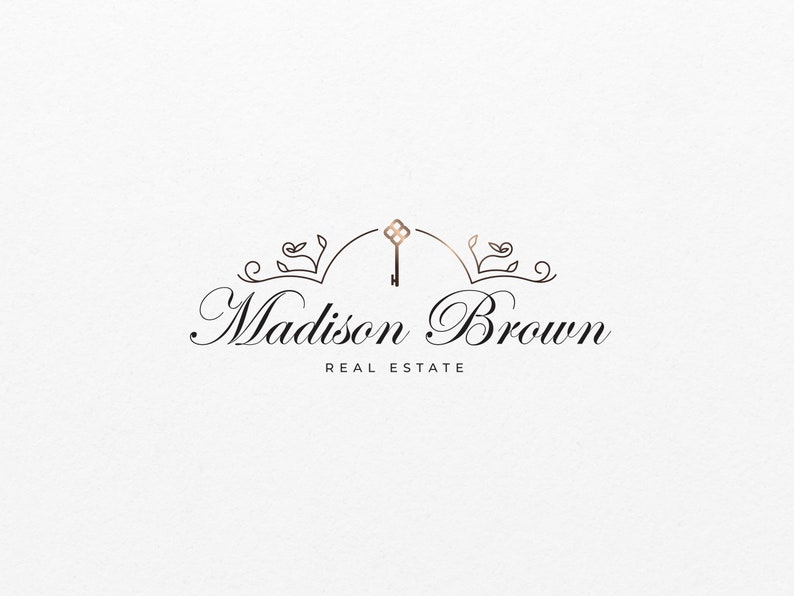 Vintage Real Estate Logo Design Luxury Real Estate Logo Etsy