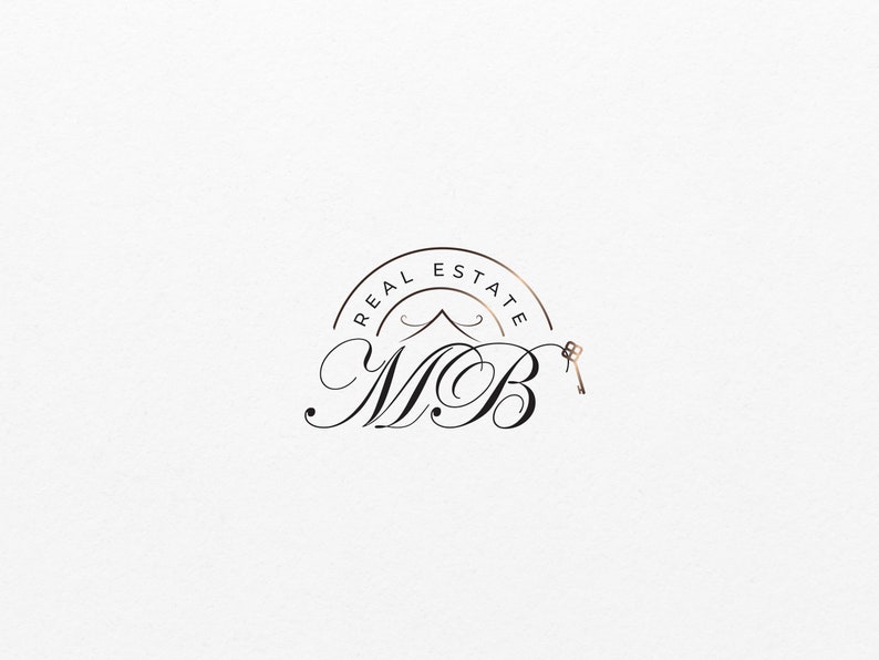 Vintage Real Estate Logo Design Luxury Real Estate Logo - Etsy