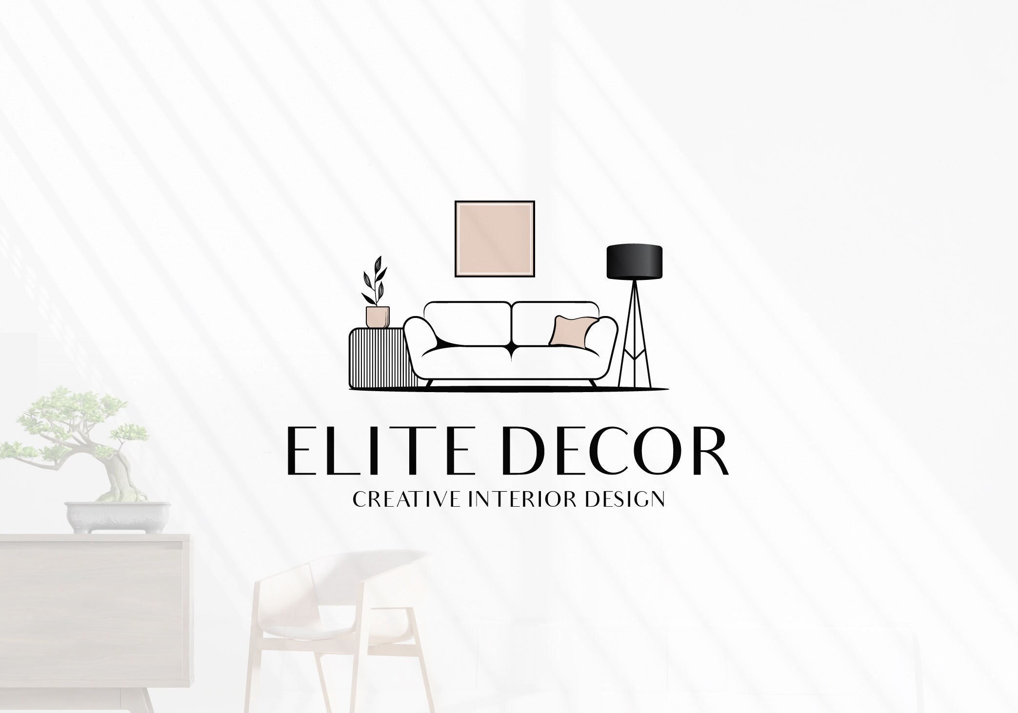 Interior Design Logo Furniture Logo Contemporary Logo - Etsy Denmark