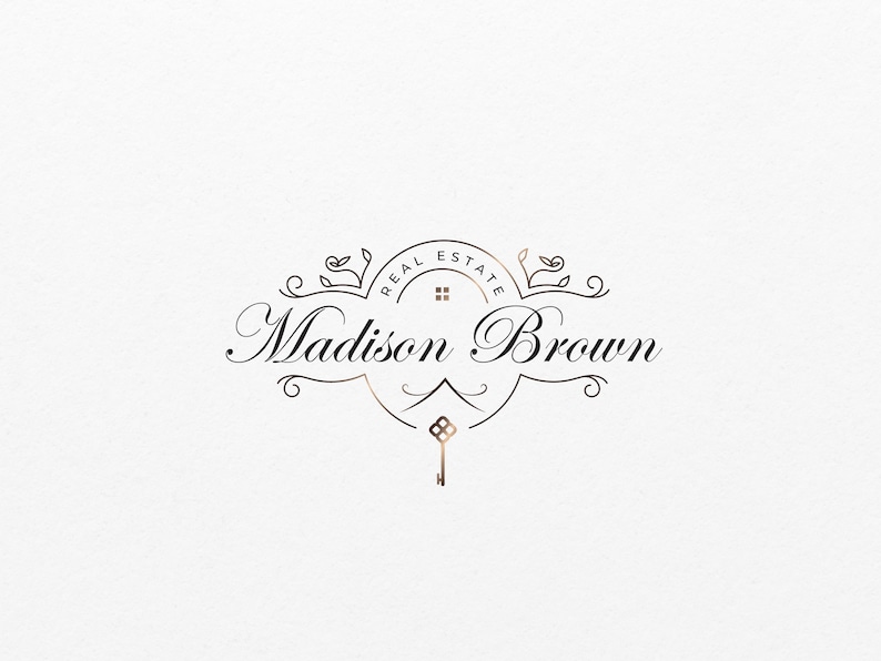 Vintage Real Estate Logo Design Luxury Real Estate Logo - Etsy