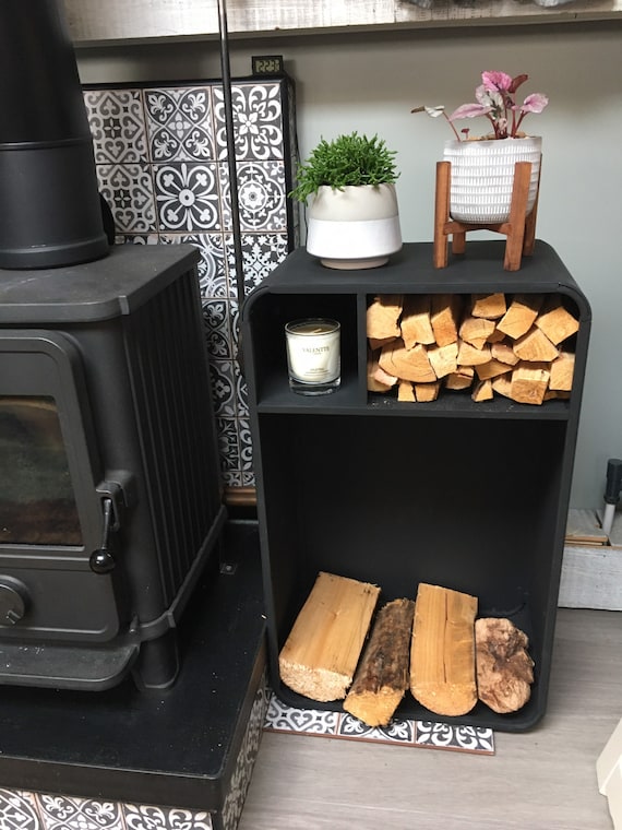 Log store with kindling shelf sale