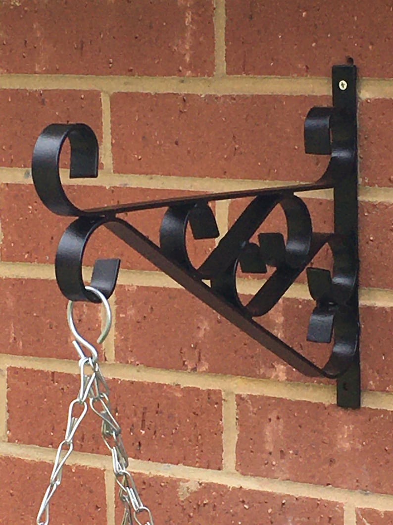 Hanging Basket Brackethanging Flower Basket Bracketwall Etsy UK