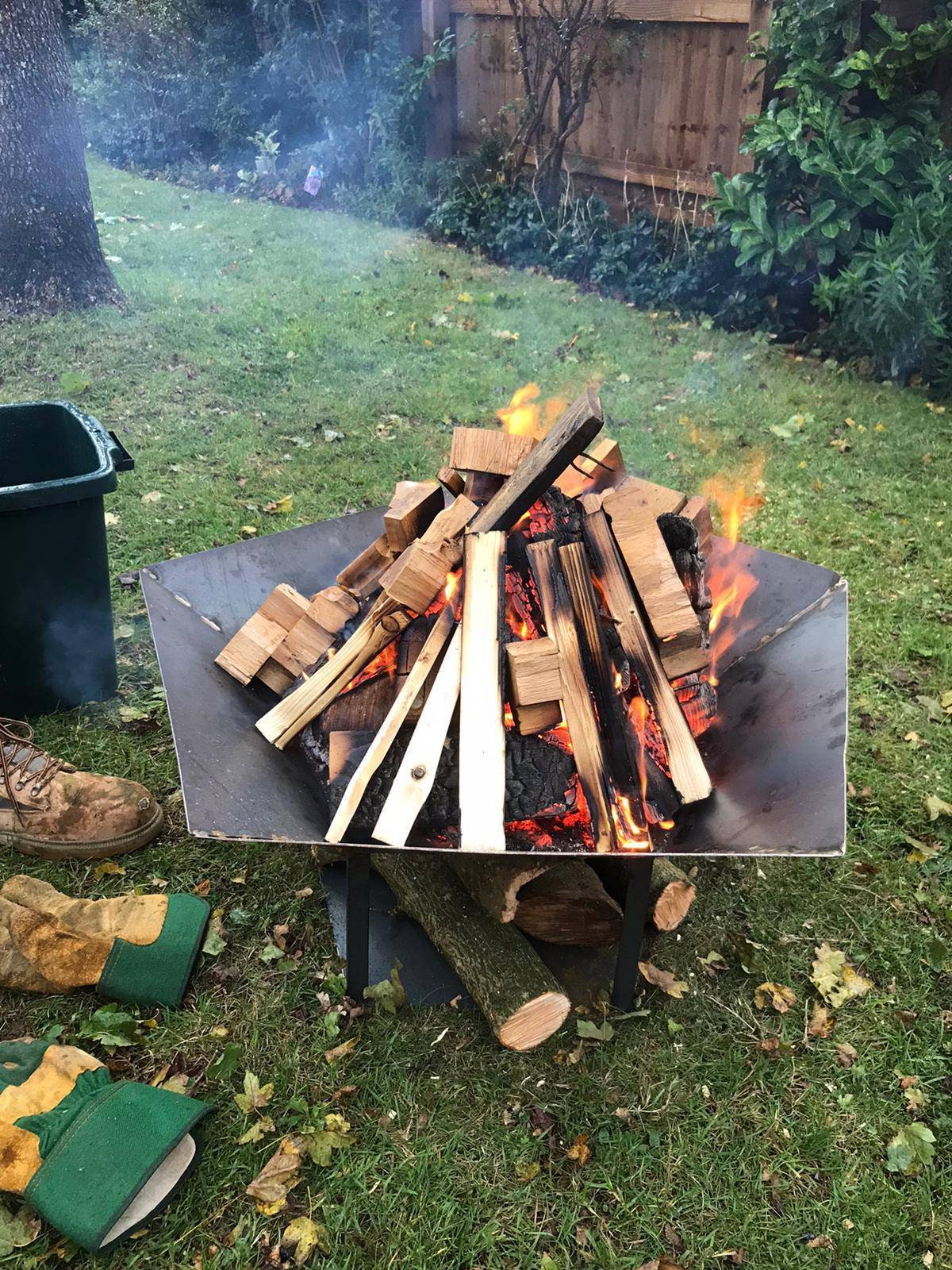 Feuerstelle-Außenfeuer-Terrasse | Etsy