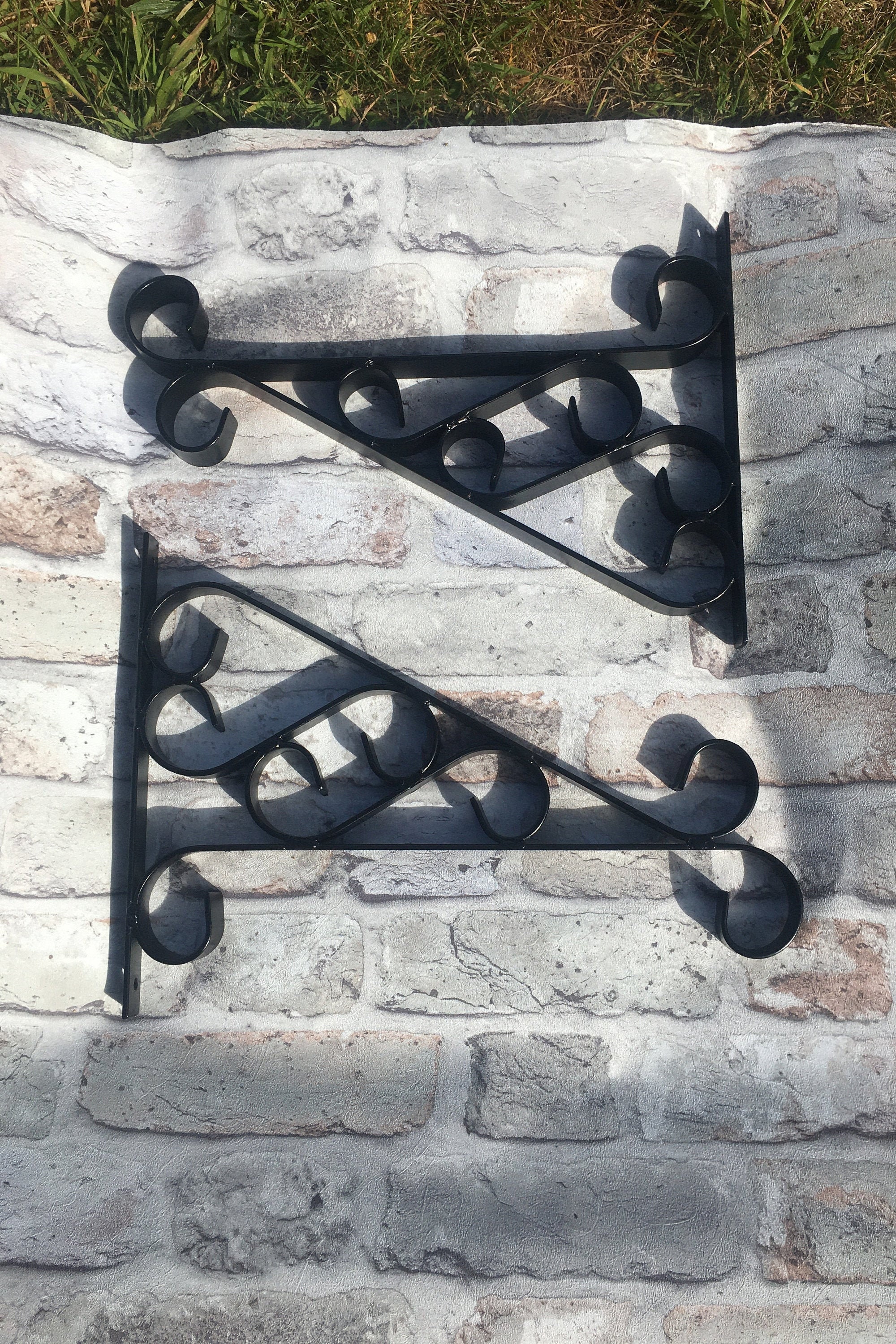 Pair of Hanging Basket Bracketswall Bracketheavy Duty Etsy UK