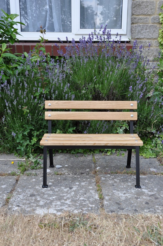 Childs Garden Bench oak Wood playroom Bench hallway Bench outdoor Bench unique Design girls Bench boys Seat garden Bench outdoor Bench Etsy