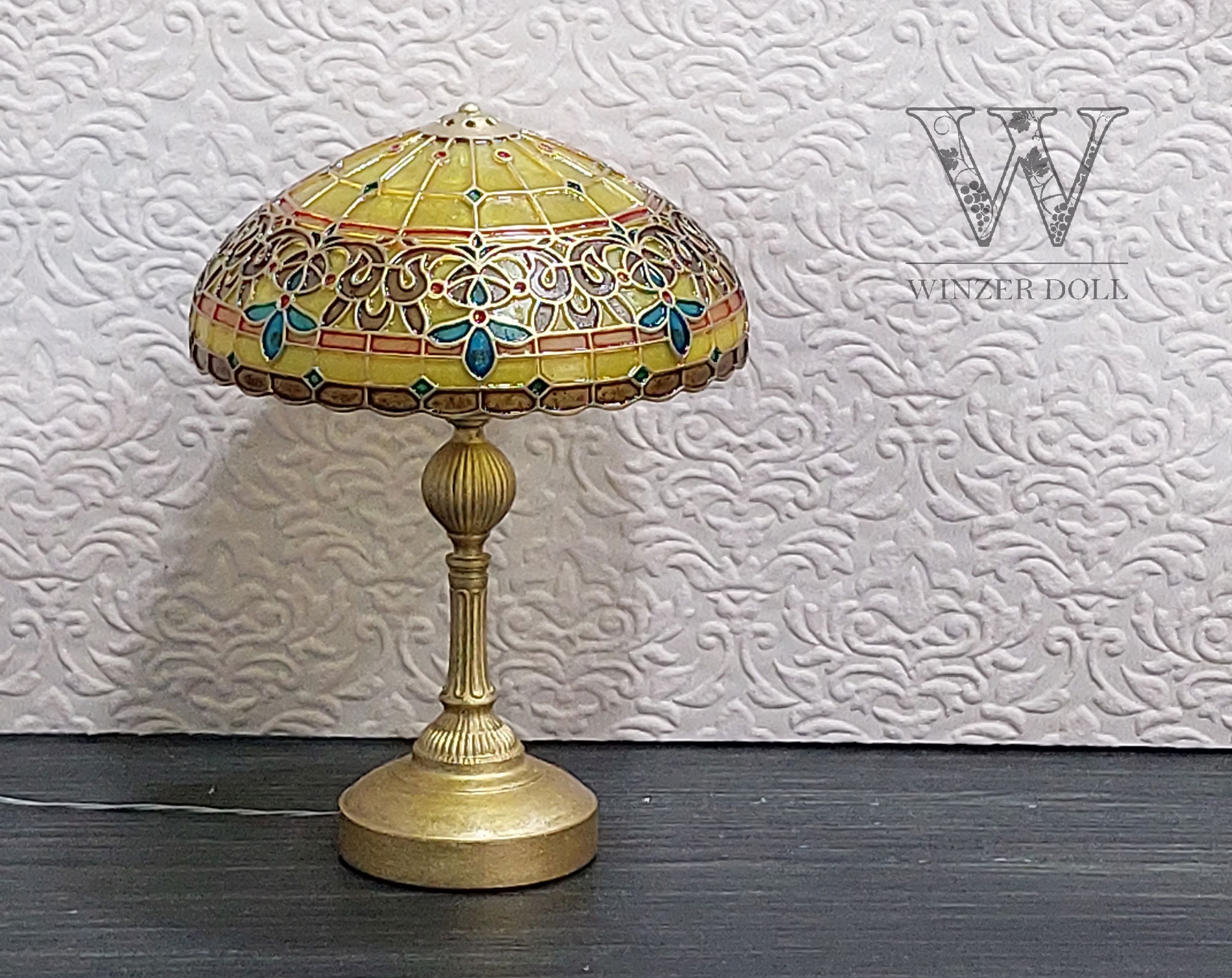 Tiffany Lamp 16inch Table Lights Stained Glass Home Decor 