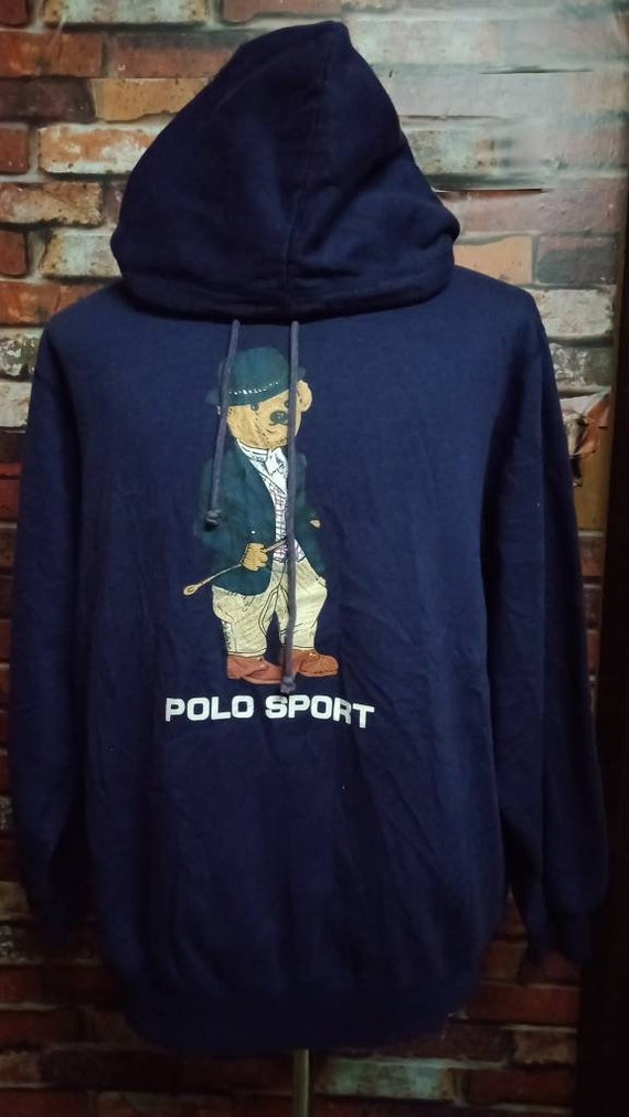 Vintage 90's Polo bear Polo Sport Hoodies