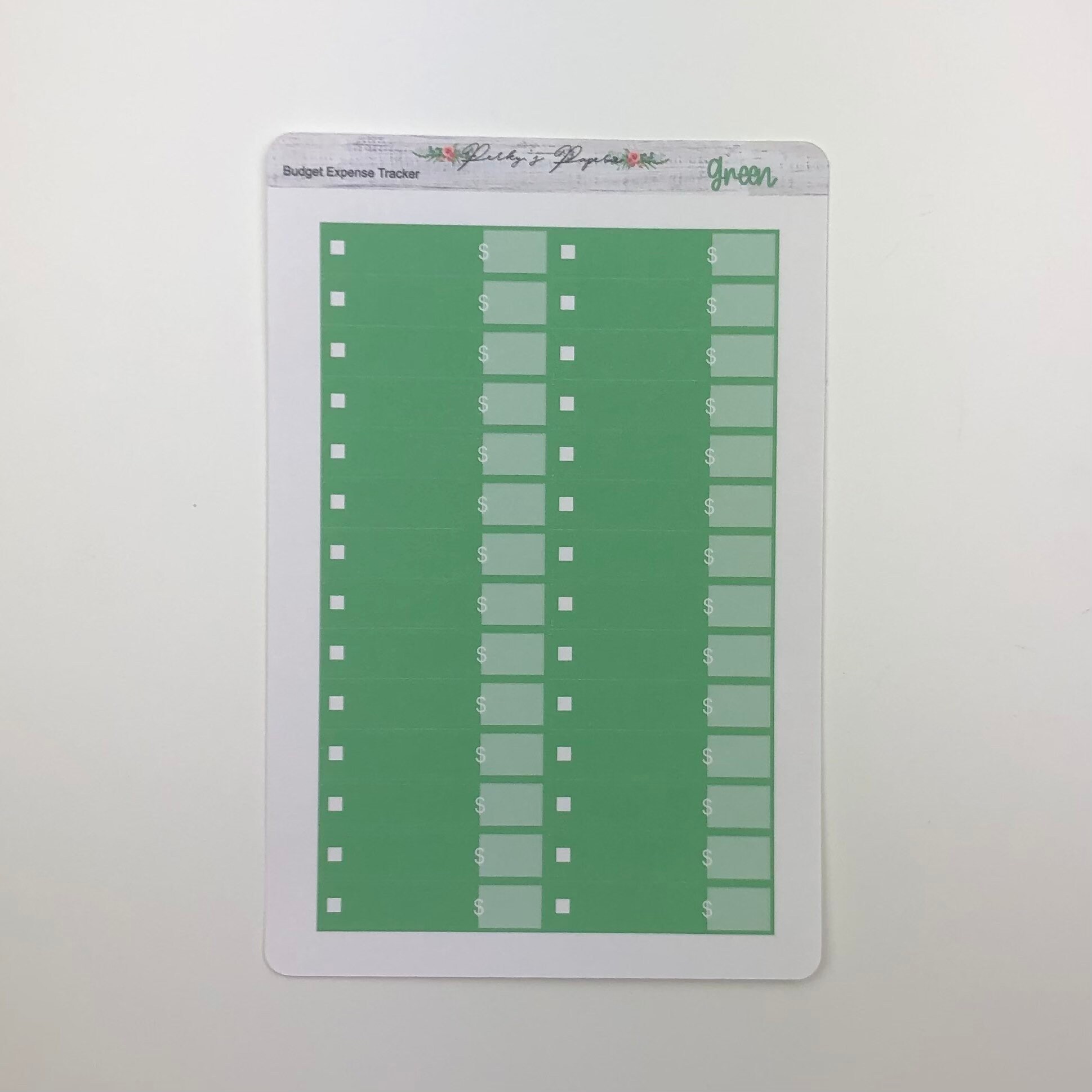 8 5 X 11 Budget Expense Tracker Colorful Expense Tracking Etsy