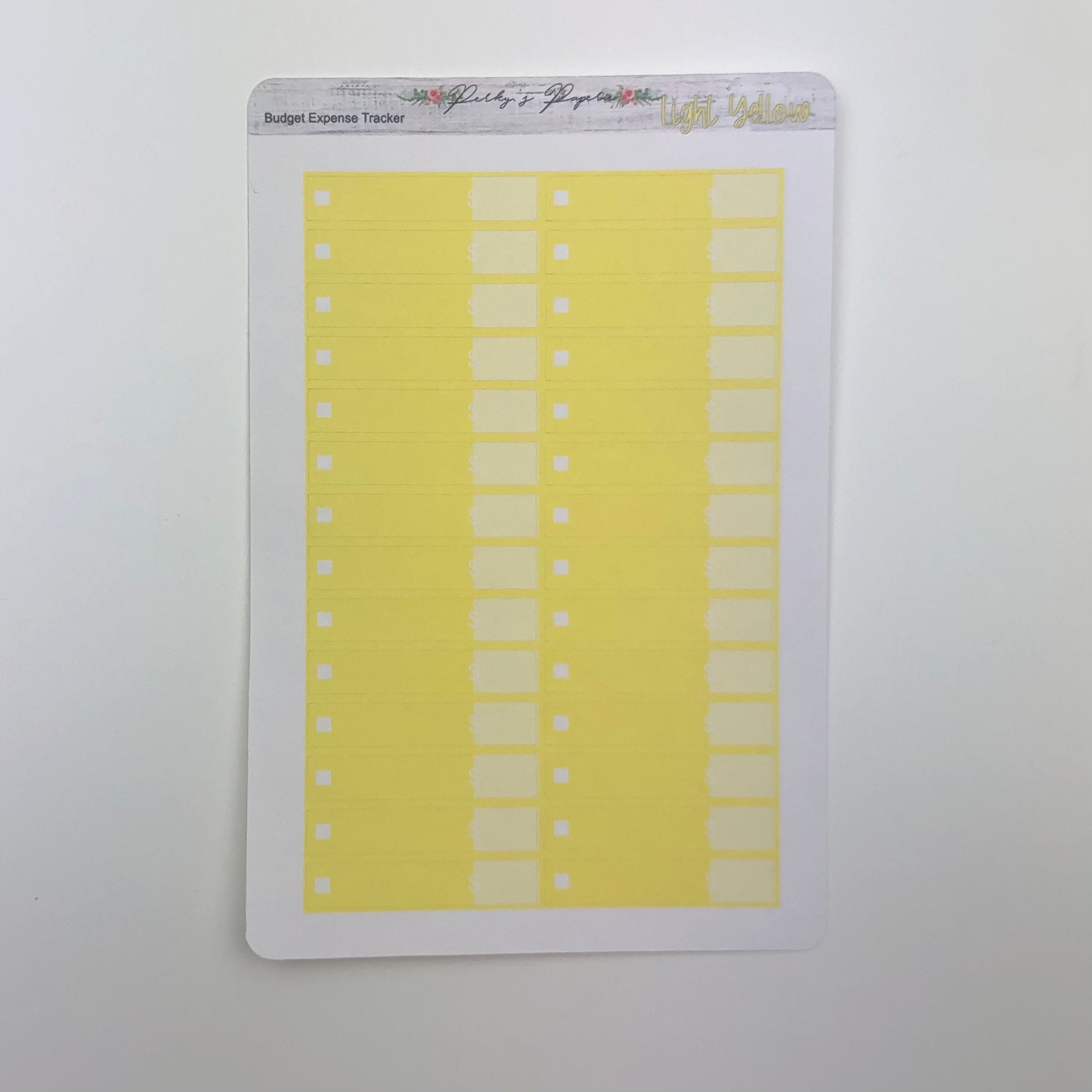 8 5 X 11 Budget Expense Tracker Colorful Expense Tracking Etsy