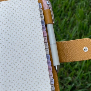 Mini Monthly Planner Tabs for Hobonichi Cousin, Hobonichi Weeks, Journals and more For Your Planner Set Up