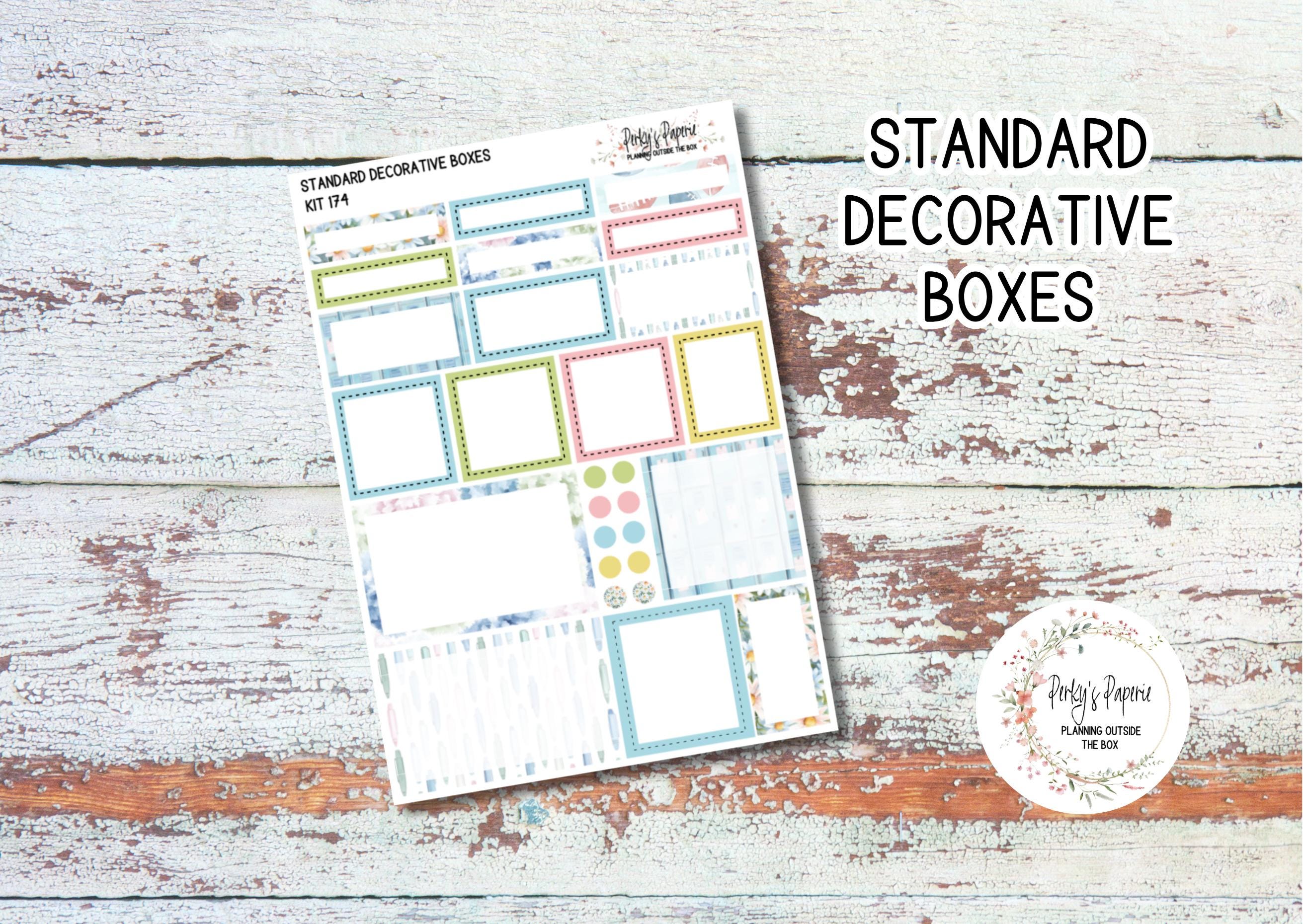 School Daze-y Decorative Planner Boxes in Standard 1.5