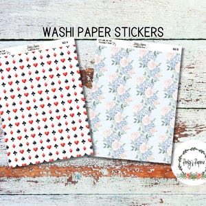 Washi Paper Tearable Stickers - Modern Wonderland Kit 160