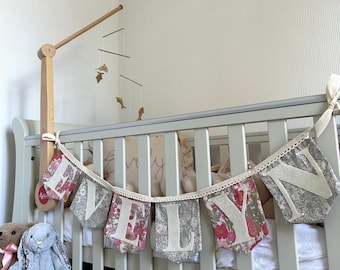 Personalized Liberty London Bunting | Handmade Nursery Décor