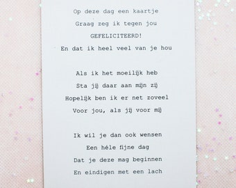 Nieuw Verjaardag gedicht | Etsy AU-28