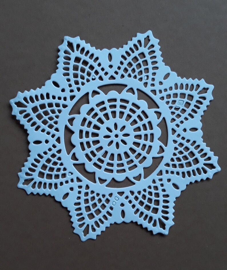 Set of 7 Different Paper Doilies Paper Doilies Die Cut Etsy