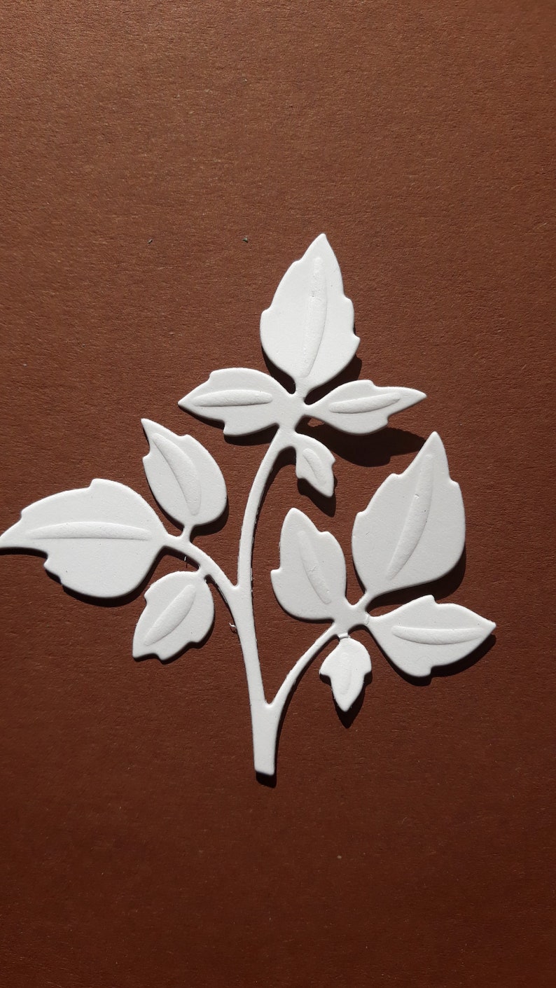 Plants and Leaves Die Cuts Paper Die Cuts for Scrapbooking Etsy