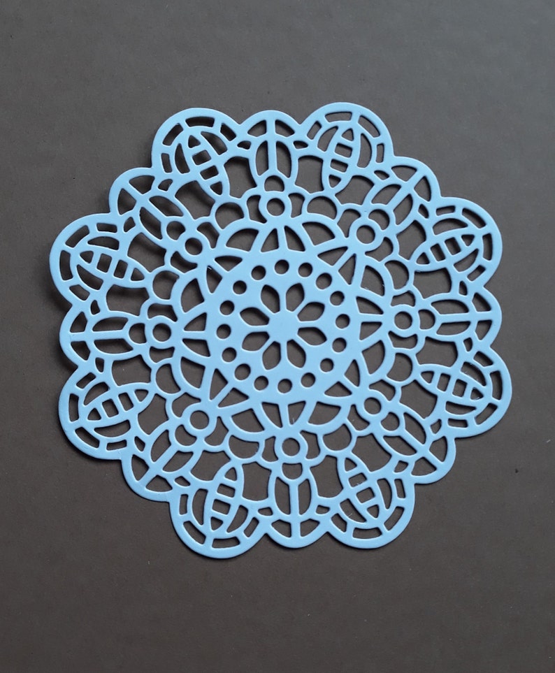 Set of 7 Different Paper Doilies Paper Doilies Die Cut Etsy