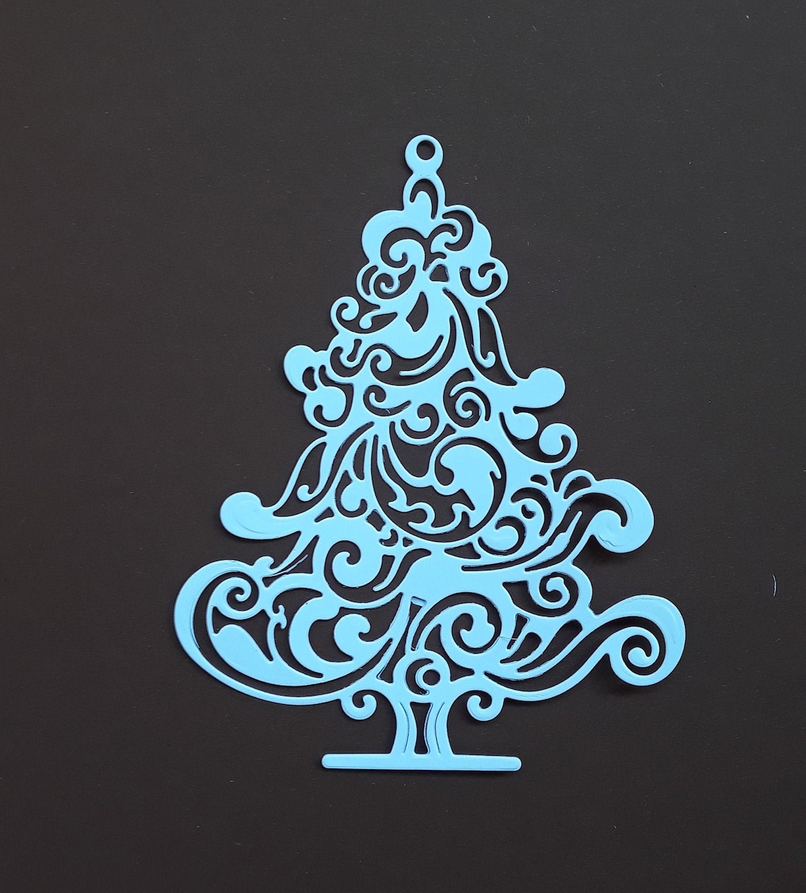 Christmas Tree Die Cuts Cardstock Christmas Tree for Etsy