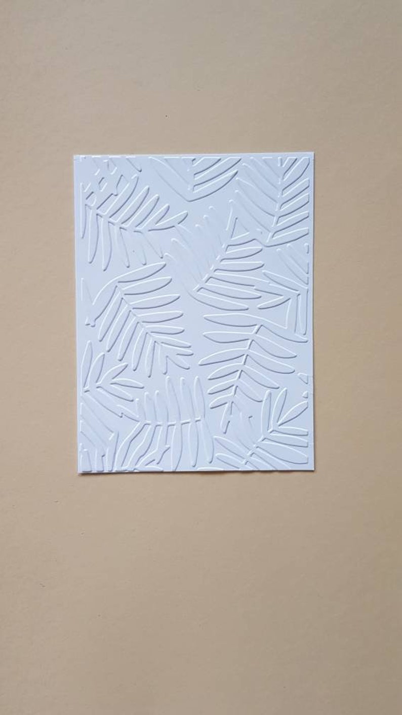 5 Embossed Card Fronts Embossed Card Stock Sheets for Etsy UK