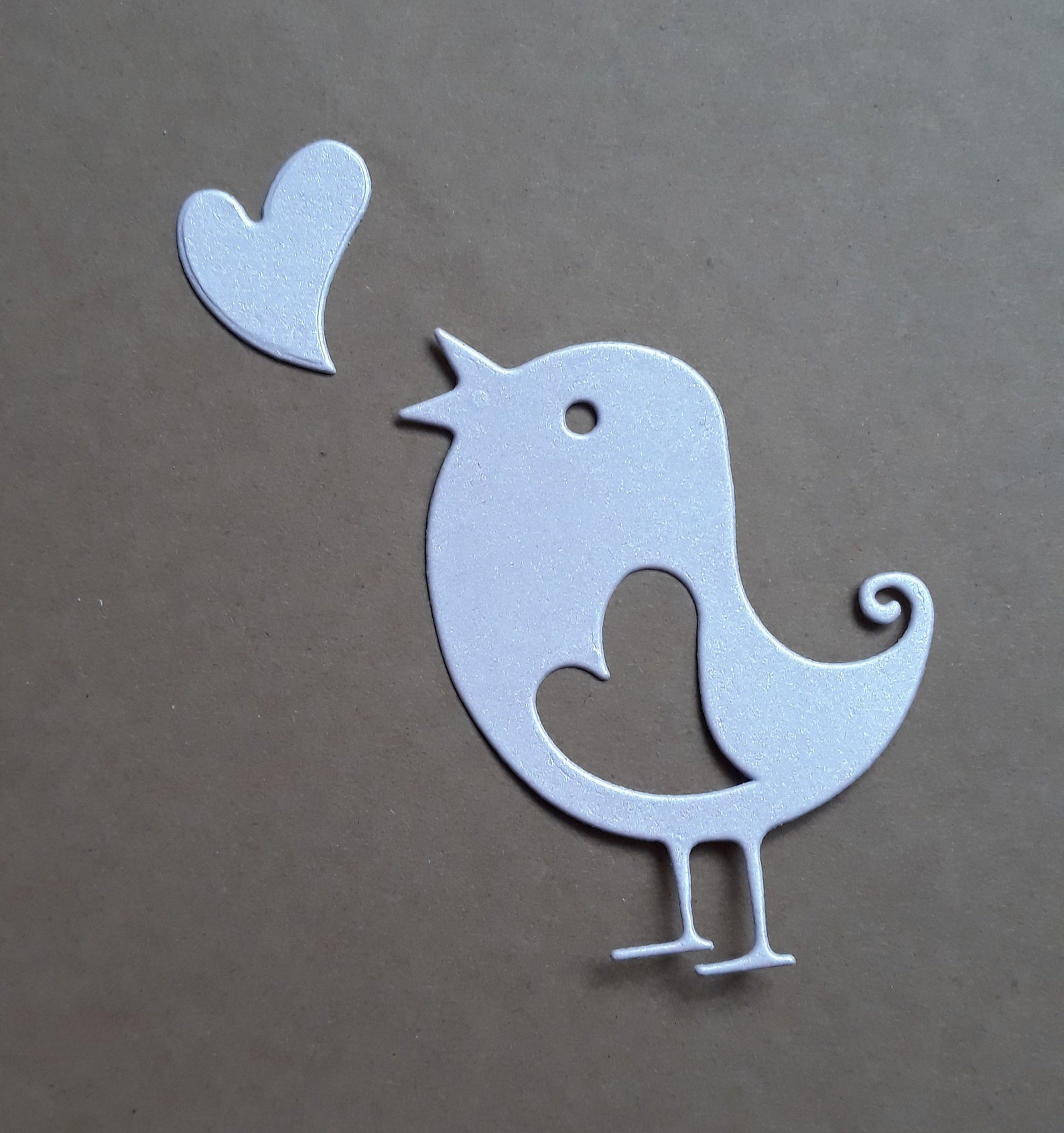 Love Birds Paper Die Cut Cardstock Shapes Love Birds and Etsy