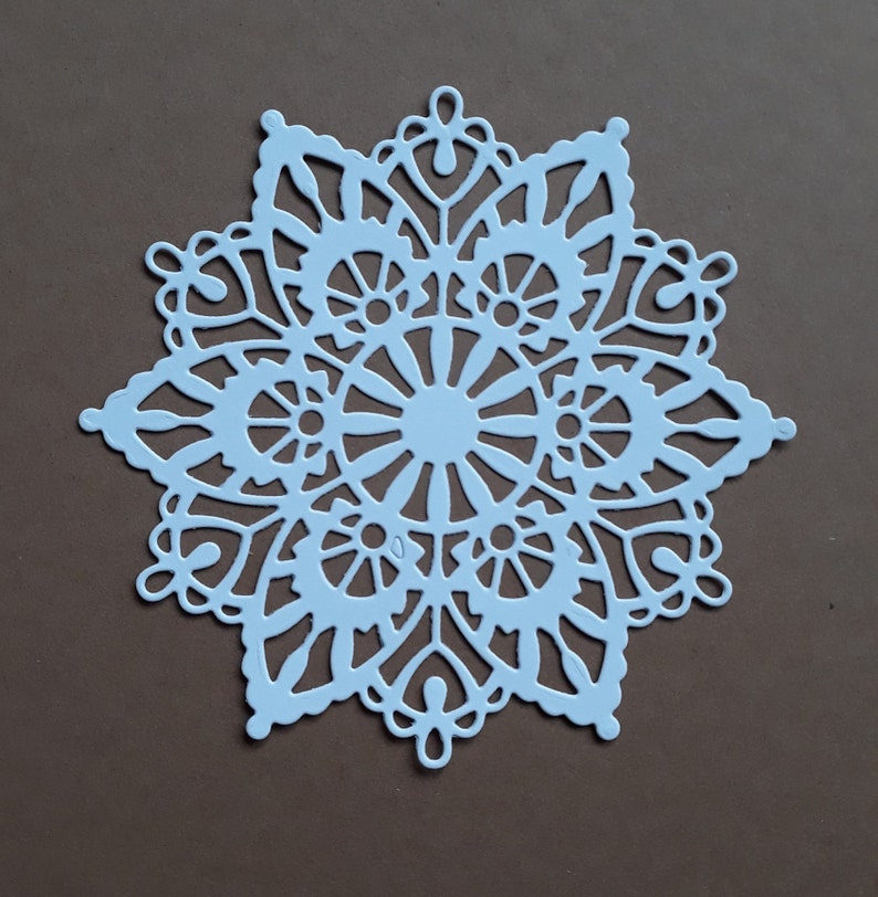 Set of 7 Different Paper Doilies Paper Doilies Die Cut Etsy