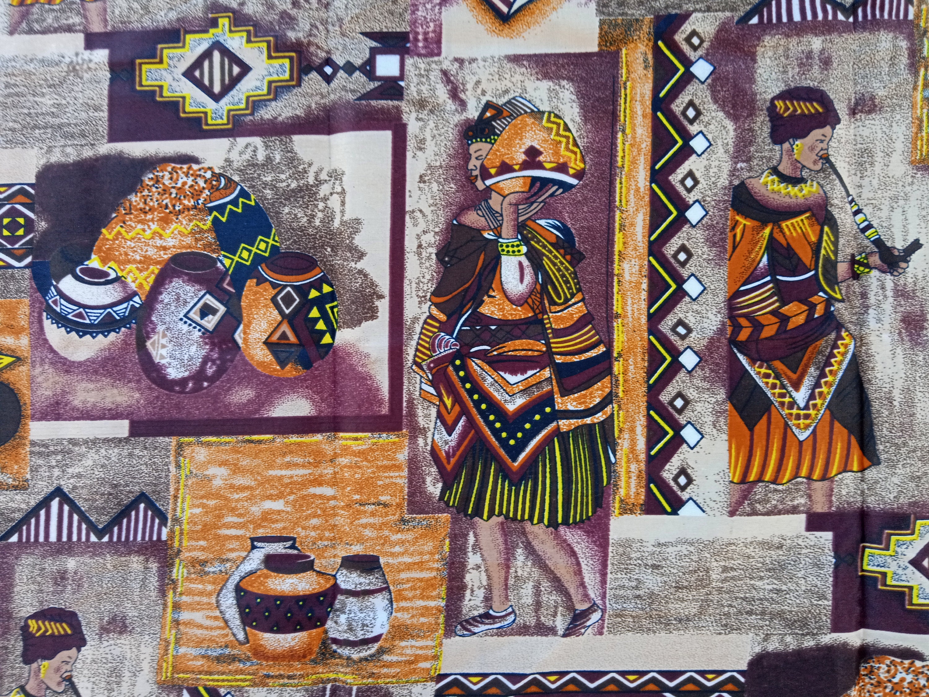 Zulu tribe fabric South African fabric African print fabric Etsy