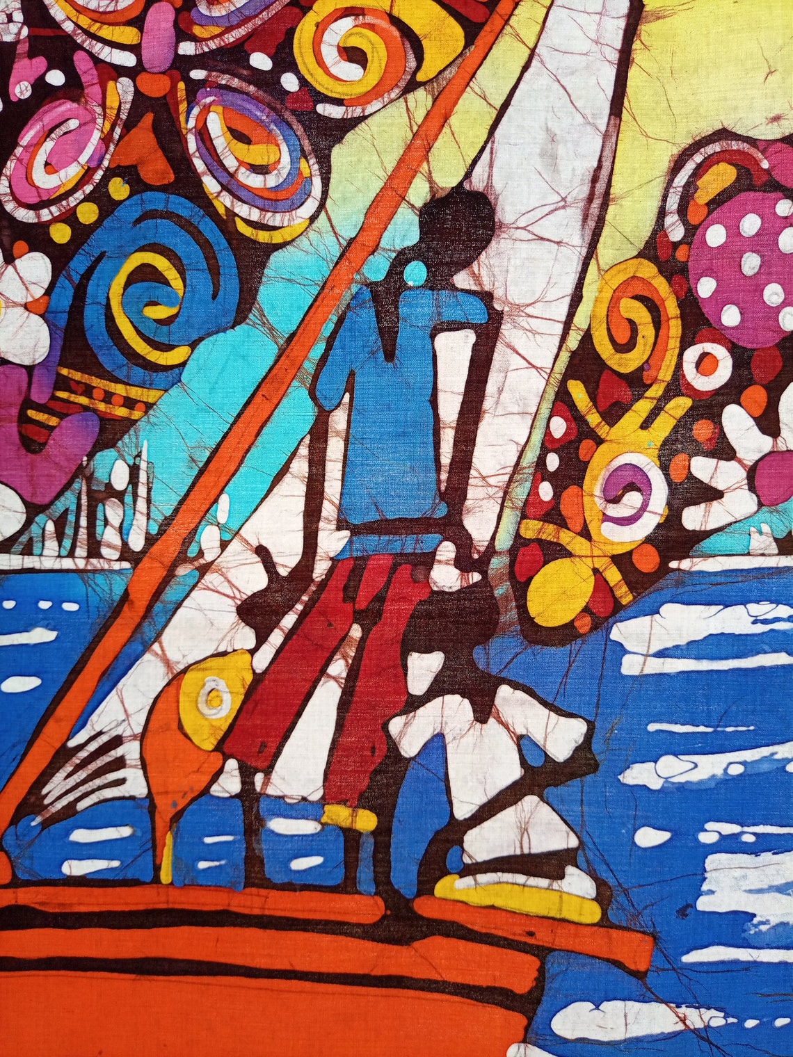 Karte von Afrika Malerei Extra große Wandkunst afrikanische | Etsy