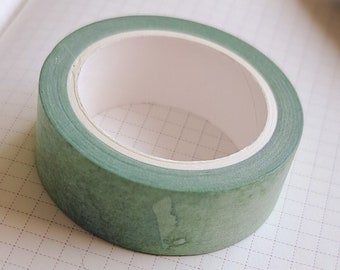 Green washi tape "Forest Watercolors"