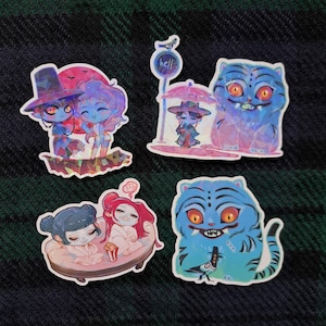 Kpop Demon Hunters stickers holo laminate 2 inch