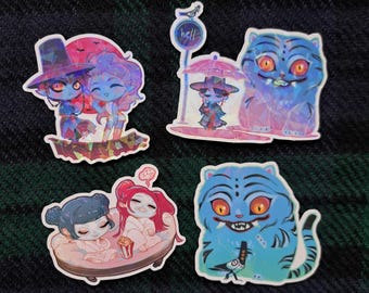 Kpop Demon Hunters stickers holo laminate 2 inch