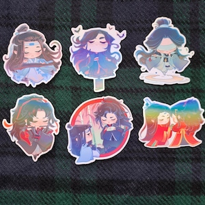 Holo MDZS danmei stickers - Mo Dao Zu Shi - Grandmaster of Demonic Cultivation