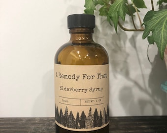 Elderberry Syrup - All Organic Ingredients - READY TO SHIP