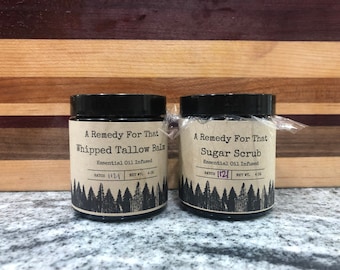 Tallow Balm & Sugar Scrub Gift Set
