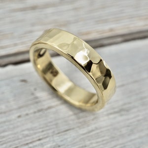 Bague en laiton | Bague en laiton lourd | Bague de mariage en laiton | Bijoux en laiton faits à la main | Bague en laiton unisexe | Cadeau d’anniversaire en laiton | Bague pour homme