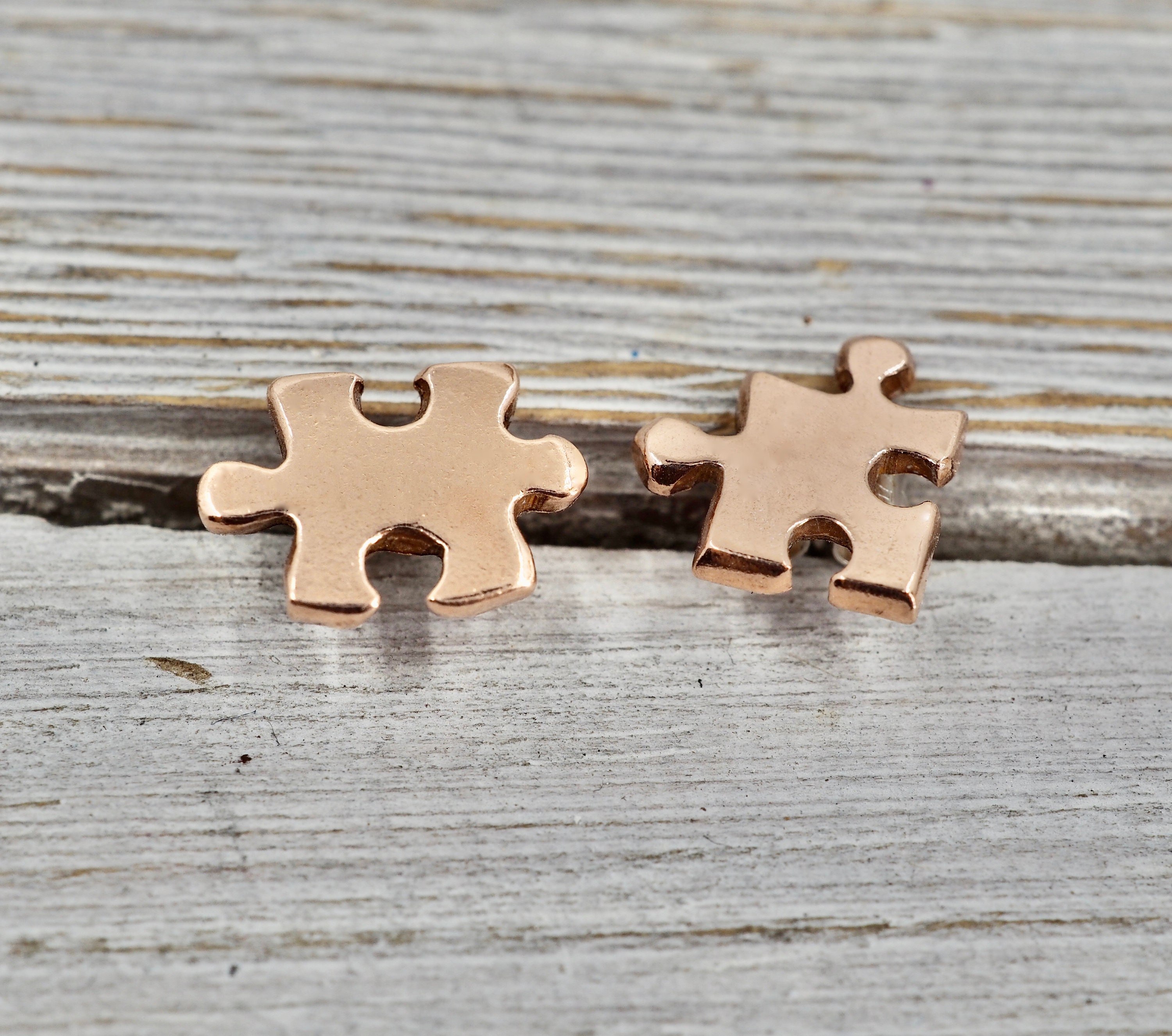 Orecchini A Forma Di Tassello Del Puzzle In Argento Sterling 925 - Gioielli Delicati Per Donna E Bambina - Confezione Regalo Katy Craig