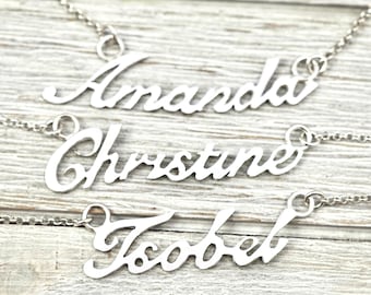 Handmade name necklace