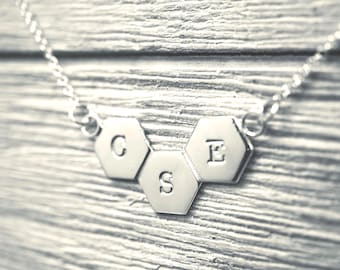 Initials necklace | Sterling Silver Jewellery
