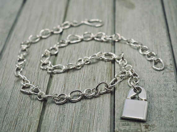 Punk Locket Necklace Kristen Stewart Punk Locket Pendant Sterling Silver Necklace Multi shape Links Gift for Her Handmade Jewelry Etsy Denmark
