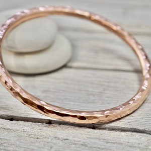 Thick copper bangle | Copper stacking bangle | Pure copper jewellery | Jewellery for him | Gift for her | Gift for dad