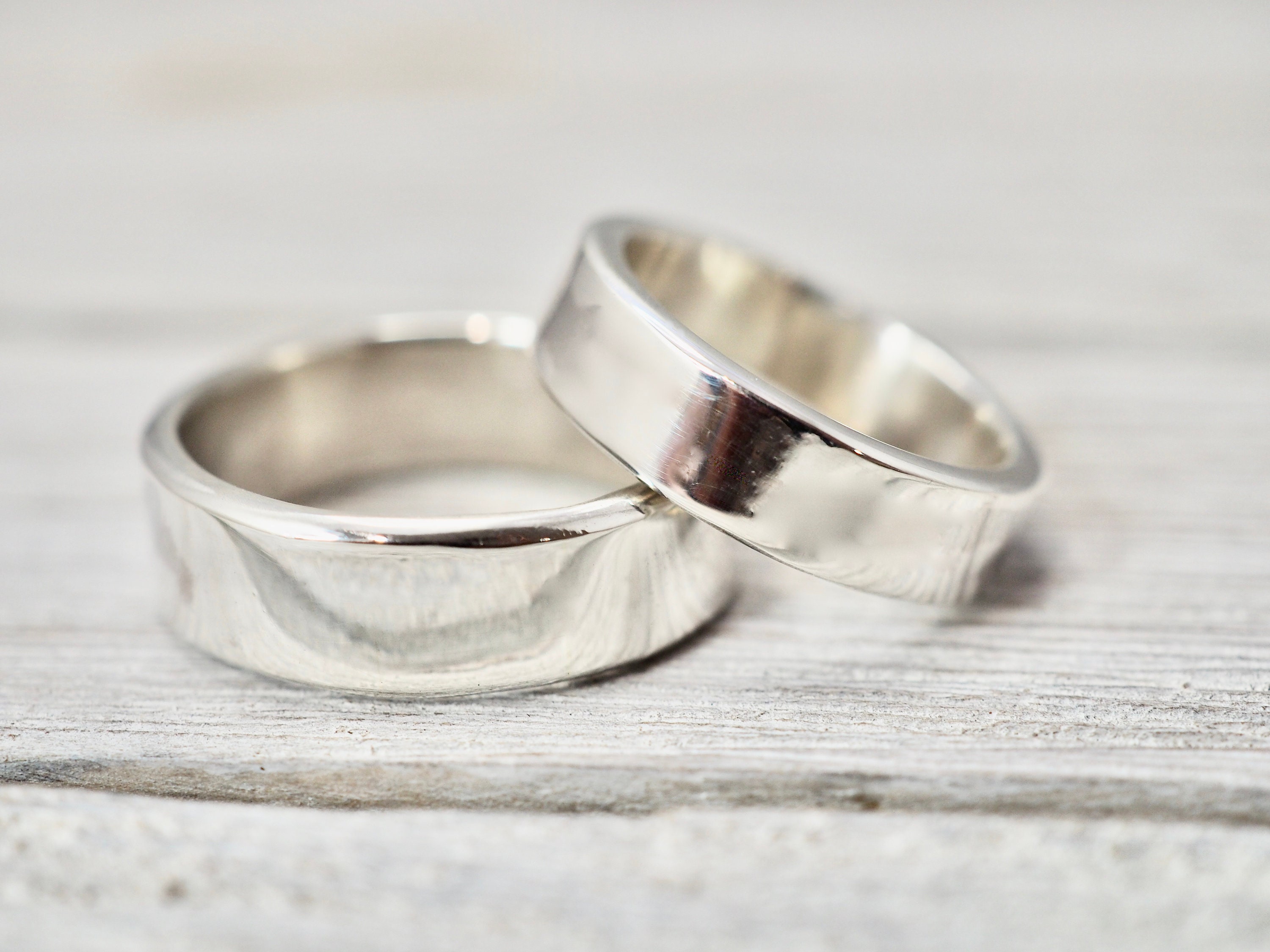 Handmade wedding sales rings
