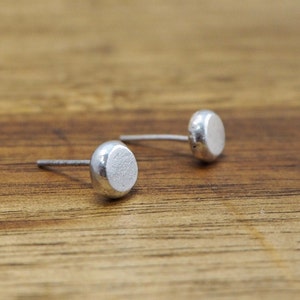 Tiny solid 925 silver studs | Recycled sterling silver earrings | simple silver studs | Mothers day gift | Gift for her| Gift for mum