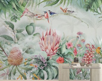 Glamorous Removable Peel N Stick Wallpaper Wall By Wallartica